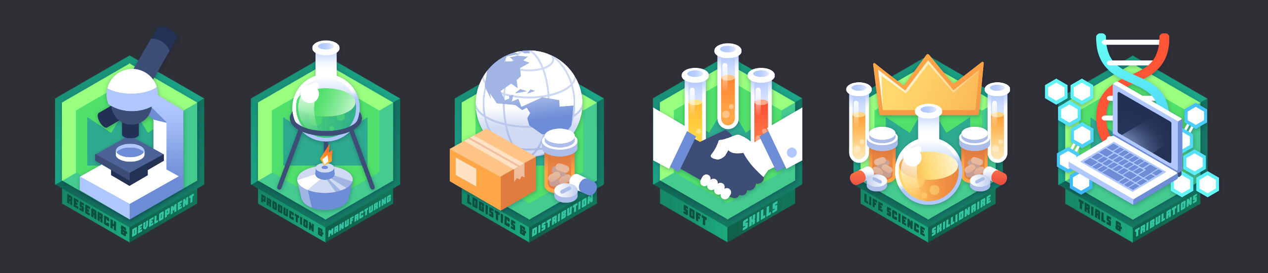 Radlab Badge designs