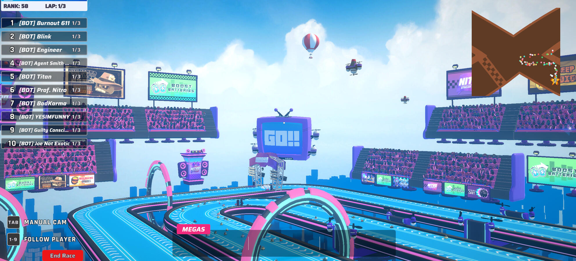 Sky-High Raceway Track screenshot