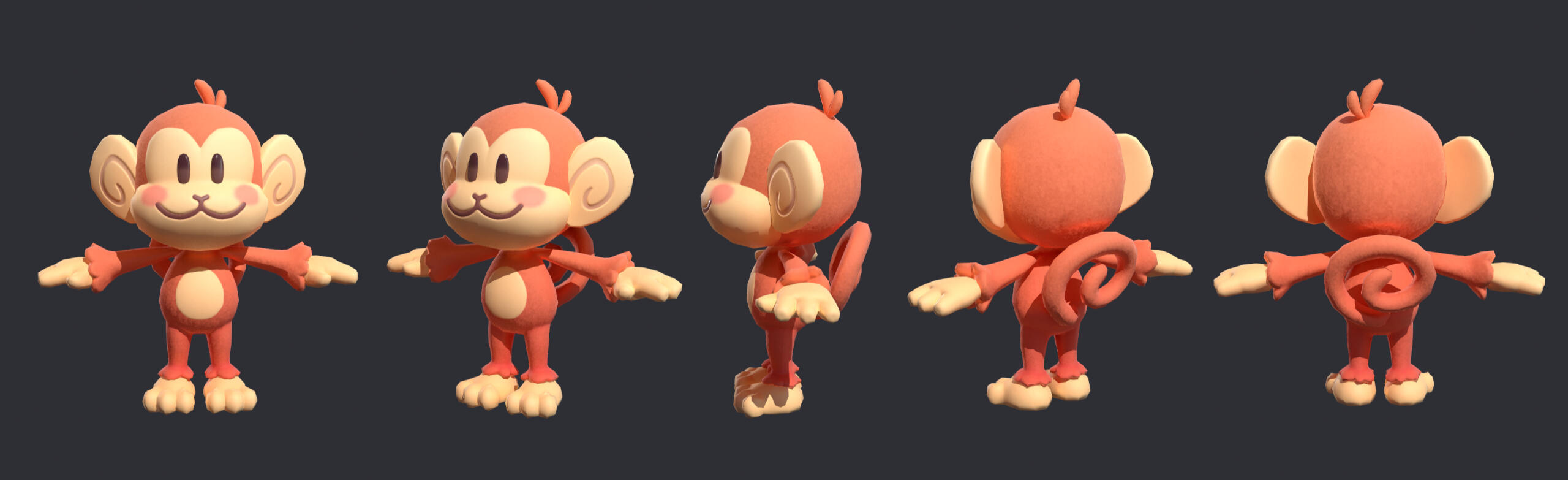 Kiki Lowpoly Turnaround