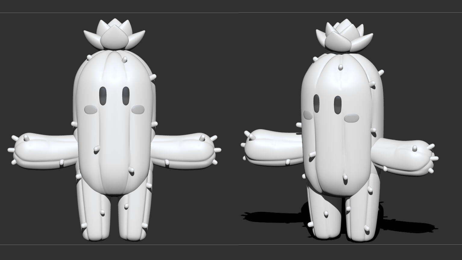 Cacti Highpoly Sculpt