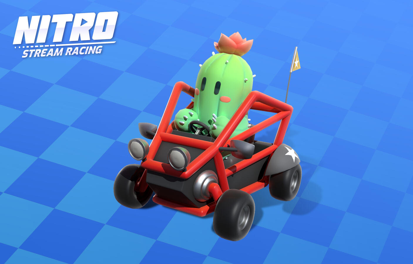 &quot;Cacti&quot; Player Character for Nitro: Stream Racing